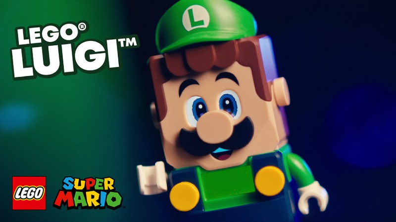 Luigi em As Aventuras de Super Mário para Lego